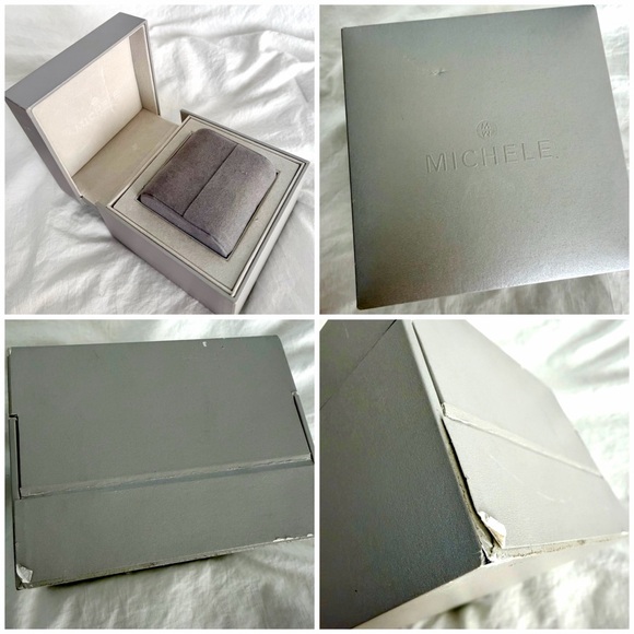 👑✅PRICE FIRM✅ Beautiful MICHELE Signature Mid Deco 29mm Bracelet Watch - Picture 12 of 17